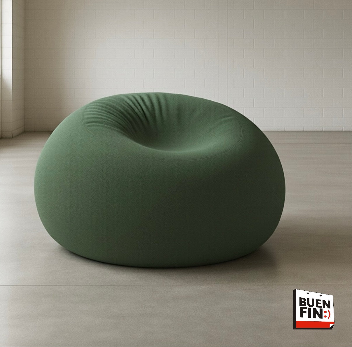 NUBE TOKYO tipo puff que llega en caja y se expande