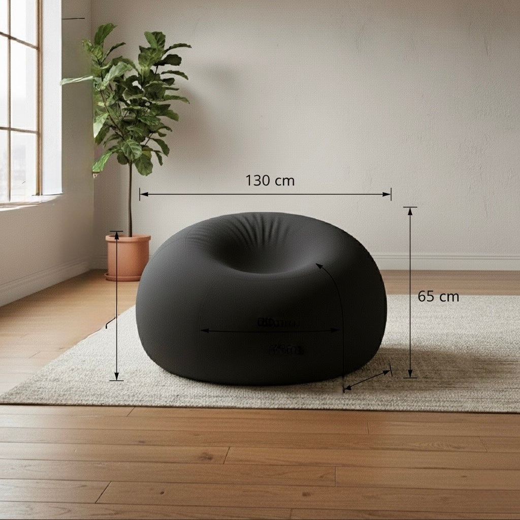 NUBE TOKYO tipo puff que llega en caja y se expande