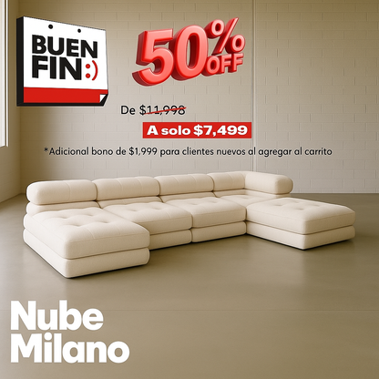 NUBE MILÁNO Modular 5 piezas