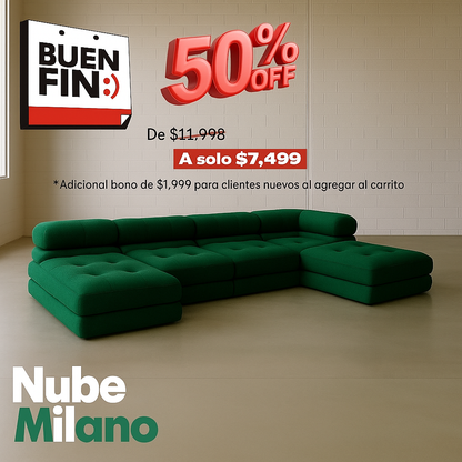 NUBE MILÁNO Modular 5 piezas
