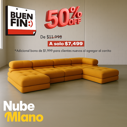 NUBE MILÁNO Modular 5 piezas