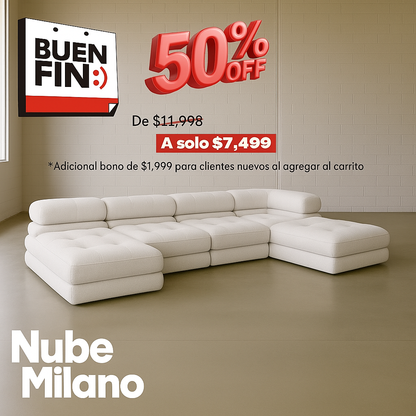 NUBE MILÁNO Modular 5 piezas
