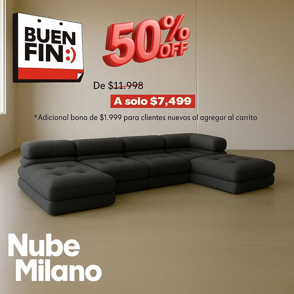 NUBE MILÁNO Modular 5 piezas