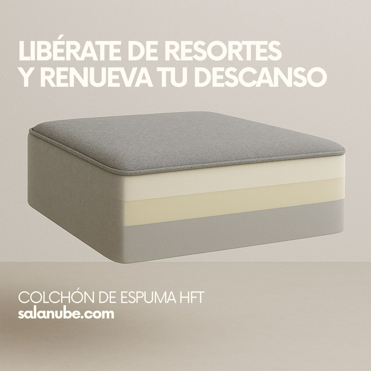 Combo NUBE®️ Pro Buen fin. Sala + Colchón + Almohada